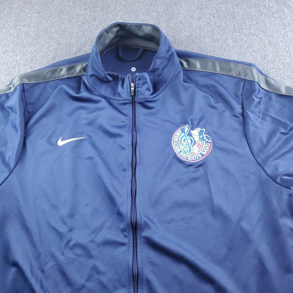 Nike American Patriots Band Jacket Epic Training Full Zip  Men's XL Navy Blue